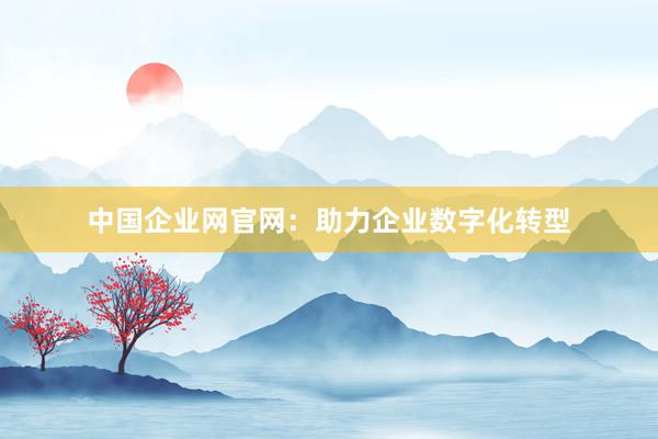 中国企业网官网:助力企业数字化转型